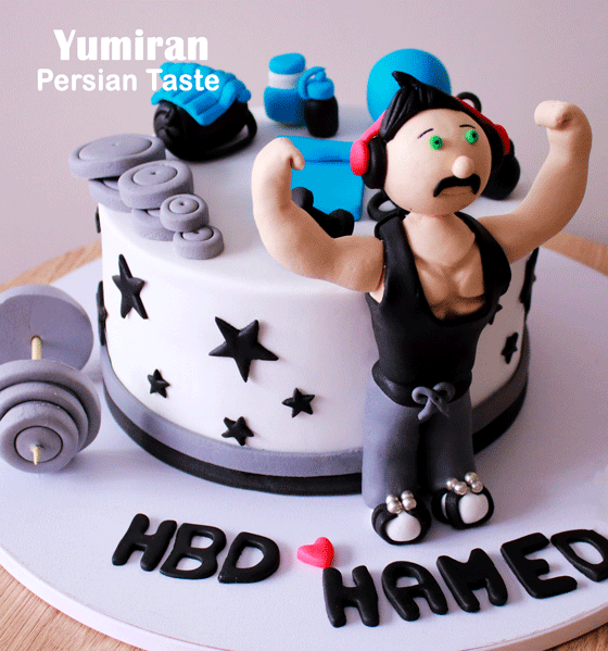 AA2 کیک فوندانت