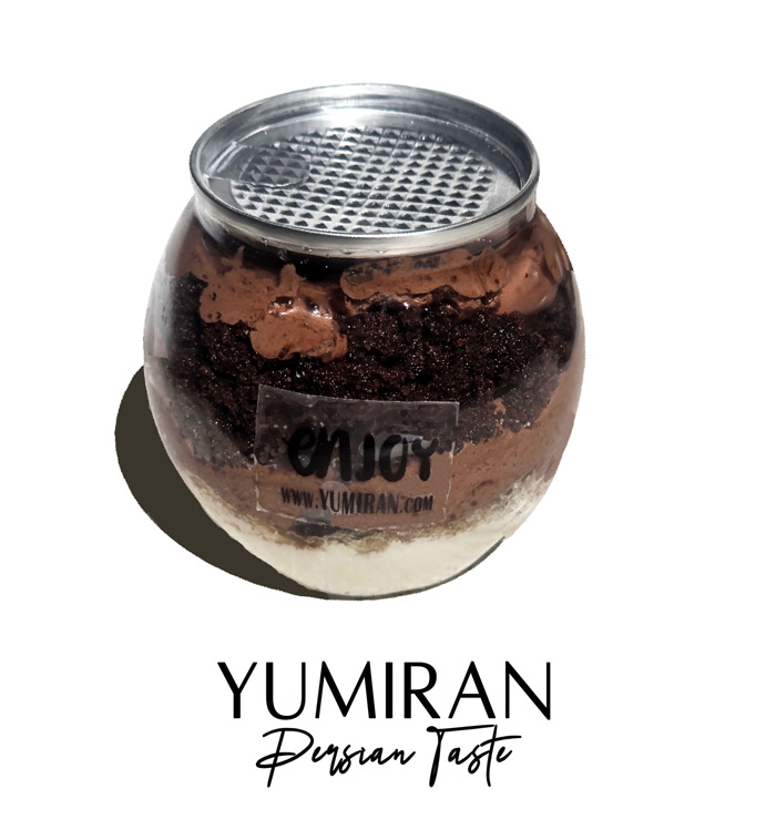 دسر جار موس شکلات و کیک دسر موس شکلاتی